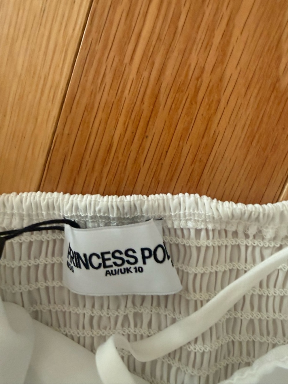 Princess Polly White Tiered Maxi Dress with Spaghetti Straps - Picture 5 of 6